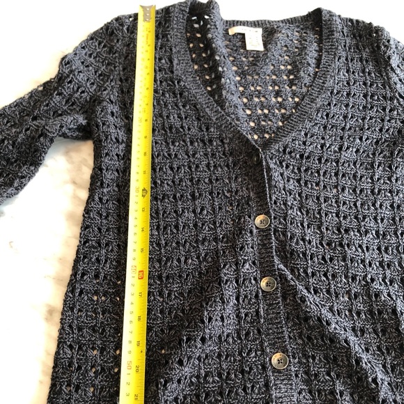 DKNY JEANS knit cardigan sweater size medium - Picture 5 of 6